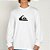 Camiseta Quiksilver Manga Longa Comp Logo WT25 Branco - Imagem 1