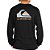 Camiseta Quiksilver Manga Longa Omni Logo WT25 Preto - Imagem 2