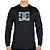 Camiseta DC Shoes Manga Longa DC Star WT25 Masculina Preto - Imagem 1