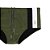 Sunga Osklen Color Band Verde Militar/Preto/Branco - Imagem 2