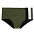 Sunga Osklen Color Band Verde Militar/Preto/Branco - Imagem 1