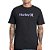 Camiseta Hurley O&O Solid SM27 Masculina Preto - Imagem 1