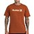 Camiseta Hurley O&O Solid SM27 Masculina Marrom - Imagem 1
