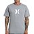 Camiseta Hurley Icon Oversize SM27 Masculina Cinza - Imagem 1