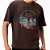 Camiseta Oakley Cyber Dome SS SM27 Masculina Cocoa Brown - Imagem 3