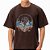 Camiseta Oakley Cyber Dome SS SM27 Masculina Cocoa Brown - Imagem 1
