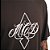 Camiseta MCD Espada Caligrafiti Curs SM27 Masculina Marrom - Imagem 3