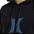 Moletom Hurley Canguru Icon Over WT26 Masculino Preto - Imagem 3