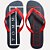 Chinelo Tommy Hilfiger Strips Hilfiger Beach Primary Red - Imagem 1