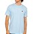 Camiseta Quiksilver Transfer Square SM27 Azul Claro - Imagem 1