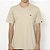 Camiseta Quiksilver Transfer Square SM27 Masculina Bege - Imagem 1