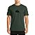 Camiseta Quiksilver Small Logo SM27 Masculina Verde Escuro - Imagem 1
