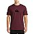 Camiseta Quiksilver Small Logo SM27 Masculina Vinho - Imagem 1