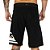 Bermuda Quiksilver Everyday Side Logo 21 S27 Masculina Preto - Imagem 2
