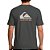 Camiseta Quiksilver Omni Logo Plus Size SM27 Cinza Escuro - Imagem 2