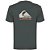Camiseta Quiksilver Omni Logo Plus Size SM27 Cinza Escuro - Imagem 4
