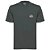 Camiseta Quiksilver Omni Logo Plus Size SM27 Cinza Escuro - Imagem 3