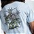 Camiseta Volcom Round About SM27 Masculina Azul Claro - Imagem 4