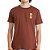 Camiseta Hang Loose Oats SM27 Masculina Marrom - Imagem 1