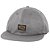 Boné RVCA Aba Reta Anp Label Strapback SM27 Cinza Escuro - Imagem 1