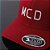 Boné MCD Aba Curva Snap Flexfit SM27 Wine - Imagem 3