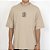 Camiseta Quiksilver Sweet Spot Over SM27 Masculina Bege - Imagem 1