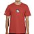 Camiseta Quiksilver Echo SM27 Masculina Vermelho - Imagem 1
