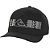 Boné Quiksilver Aba Curva Big Block SM27 Preto - Imagem 1