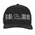 Boné Quiksilver Aba Curva Big Block SM27 Preto - Imagem 3