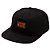 Boné Volcom Aba Reta Workwear SM27 Preto - Imagem 1