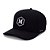 Boné Hurley Aba Curva Hexa SM27 Preto - Imagem 1