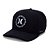 Boné Hurley Aba Curva Chain SM27 Preto - Imagem 1