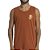 Regata Hurley Skull SM27 Masculina Marrom - Imagem 1