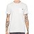 Camiseta RVCA Basic Pocket Off White - Imagem 1