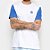 Camiseta Element Logo Bicolor Branca/Azul - Imagem 1