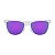 Óculos de Sol Oakley Frogskins Polished Clear W/ Prizm Violet - Imagem 6