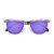 Óculos de Sol Oakley Frogskins Mix Polished Clear W/ Violet Iridium Polarized - Imagem 5