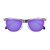 Óculos de Sol Oakley Frogskins Mix Polished Clear W/ Violet Iridium Polarized - Imagem 5