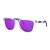 Óculos de Sol Oakley Frogskins Mix Polished Clear W/ Violet Iridium Polarized - Imagem 1