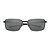 Óculos de Sol Oakley Square Wire Matte Black W/ Black Iridium Polarized - Imagem 3