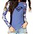 Lycra Rashguard Roxy Manga Longa Fashion Azul - Imagem 3