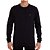 Camiseta Quiksilver Manga Longa Embroidery Preto - Imagem 1