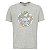 Camiseta Hurley Silk Crush Masculina Cinza Claro - Imagem 1