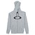 Moletom Oakley Aberto Ellipse F/Z Hoodie Masculino Cinza Claro - Imagem 3