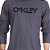 Camiseta Oakley Mark II Manga Longa Masculina Cinza Escuro - Imagem 3