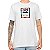 Camiseta Billabong Stacked Neon Night Branco - Imagem 1