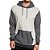 Moletom Quiksilver Fechado Global Grasp Hood Off White/Cinza - Imagem 1