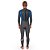 Wetsuit Long John Quiksilver 3/2mm Prologue Back Zip FLT Preto/Azul - Imagem 4