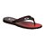 Chinelo Oakley Wave Point 4.0 Masculino Preto/Vermelho - Imagem 1