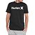 Camiseta Hurley Silk Oversize O&O Solid Masculina Preto - Imagem 1